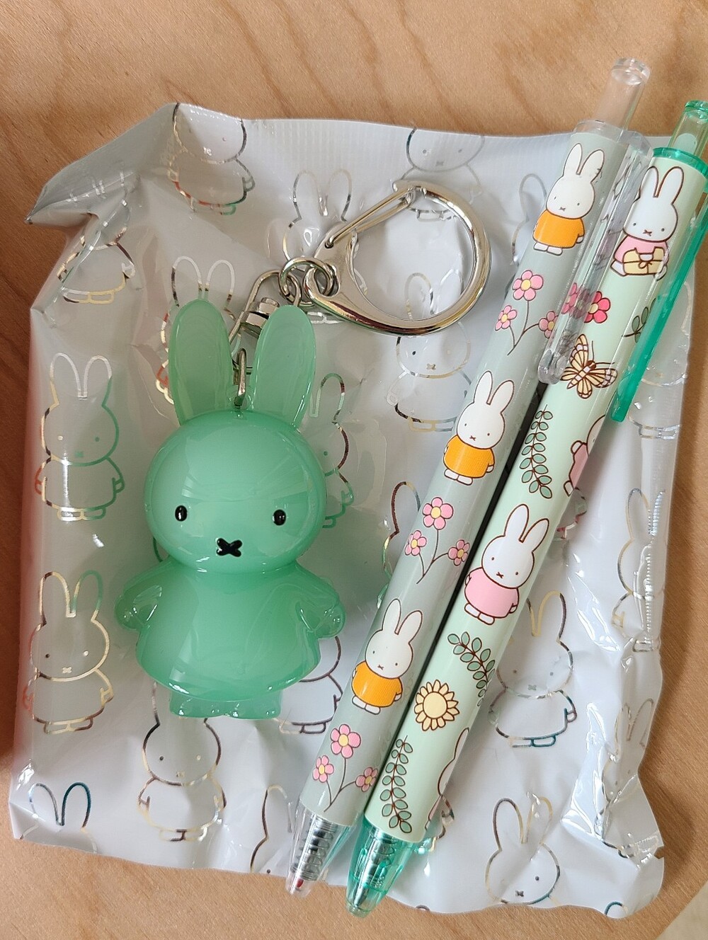 Miffy Jelly Keychain Blind Box Set - Green Apple Figure